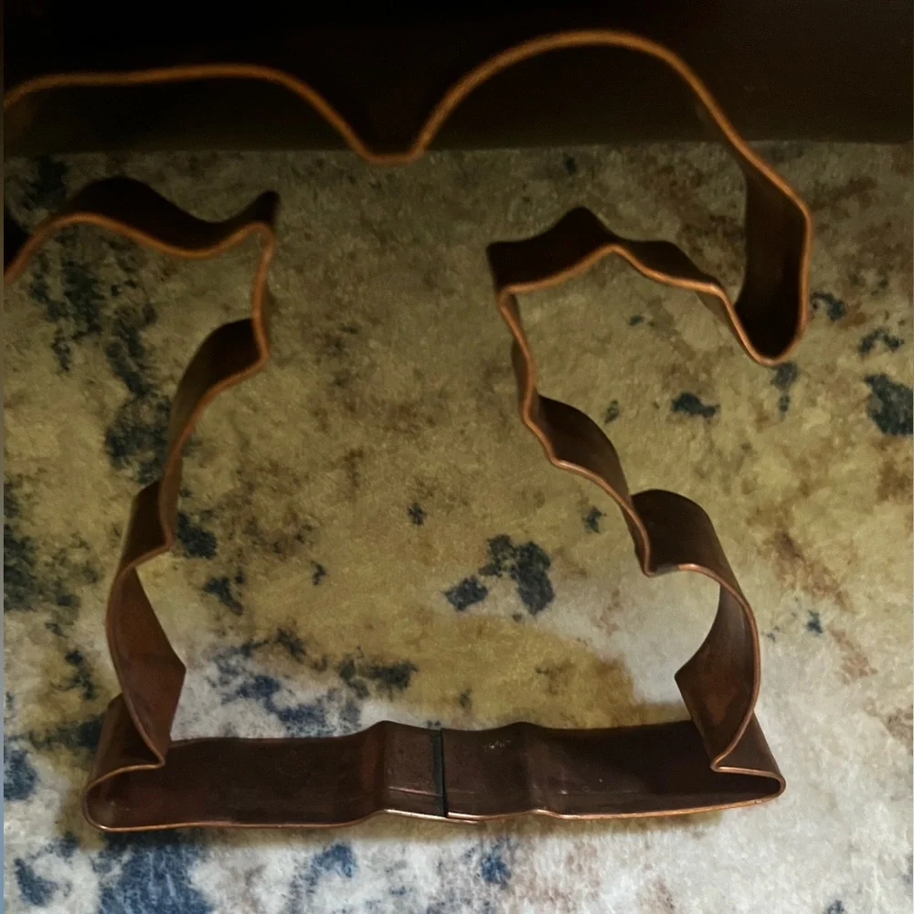Copper Easter Bunny Cookie Cutter